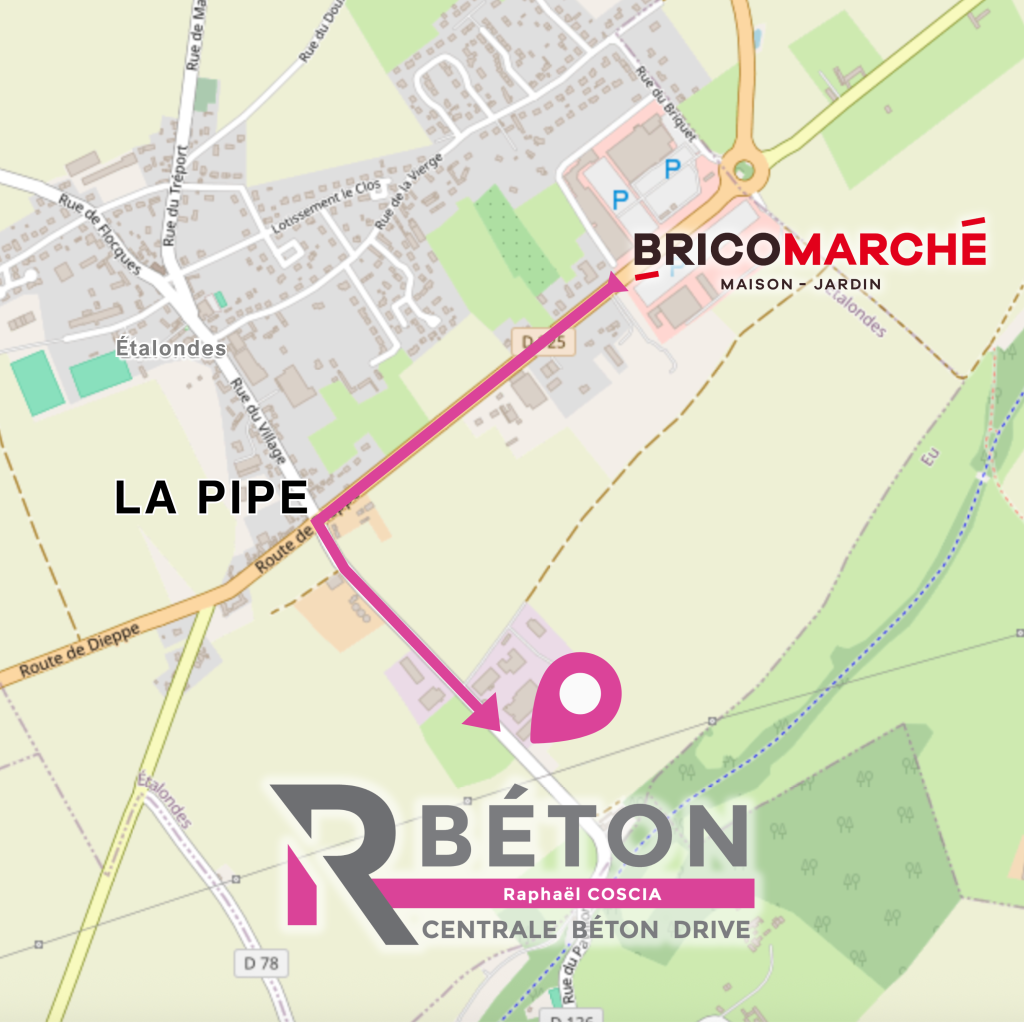 plan acces r béton